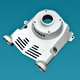 lawnmower fancase die casting part 