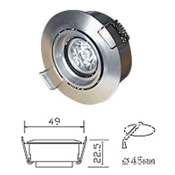 led 1w cabinet light 