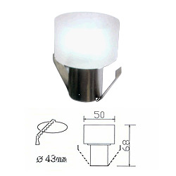 led 1w ice-block recessed light 