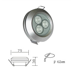 led 3w recessed light 