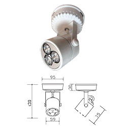 led 3w track lights