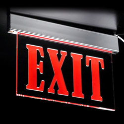 led exit light 