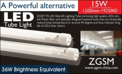 led fluorescent tubes with t8