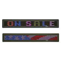 led full color outdoor single line led displays