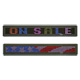 led full color outdoor single line led displays 