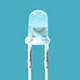 Round Blue LED Lamps