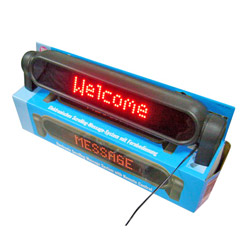 led moving signs for cars