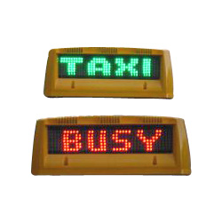 led taxi displays