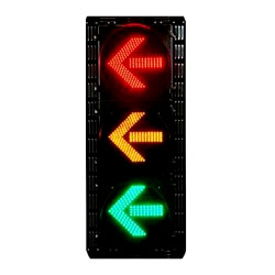 led traffic light - arrow - red yellow green 