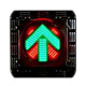 LED Traffic Signals Integrated Cross Plus Arrow