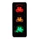 led traffic signals with 3 bike signals 