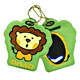 lion embroidered luggage tag 