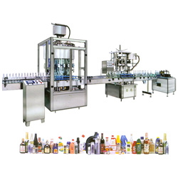 liquid bottle washung filling capping machine 