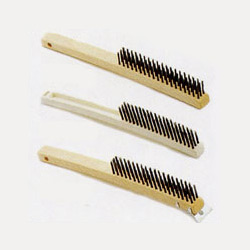 long bent handle wire scratch brush