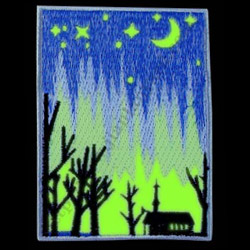 luminous embroidery patches