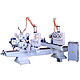 double end miter saw with moulding head machine 