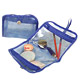 Nylon Cosmetic Bags With Transparent PVC Compartments