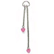Metal Ornaments With Plastic Beads