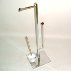 metal square tube toilet paper holder