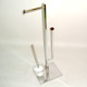 metal square tube toilet paper holder 