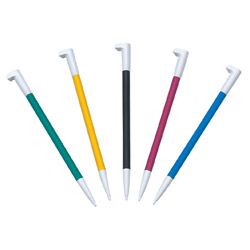 metal stylus with colorful barrel
