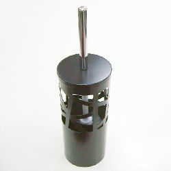 metal toilet brush holder