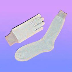 metallic thermal glove sock liner