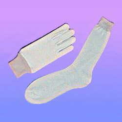 metallic thermal glove sock liner 