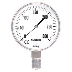 micro pressure gauge bottom mounting 