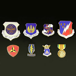 military badges/pins 
