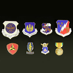 military badges/pins