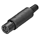 Mini Din Assembly Socket Soldes Quick Lock Types