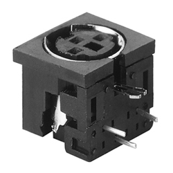 mini din horizontal sockets 