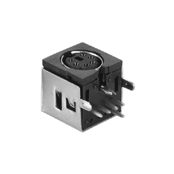 mini din horizontal sockets 