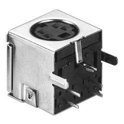 mini din horizontal sockets