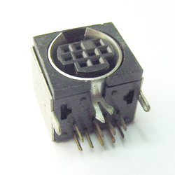 mini din horizontal sockets pcb