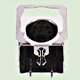 mini din horizontal sockets pcb quick lock 