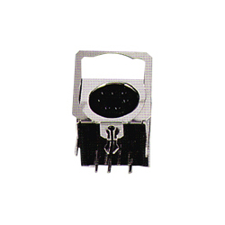 mini din horizontal sockets pcb quick lock