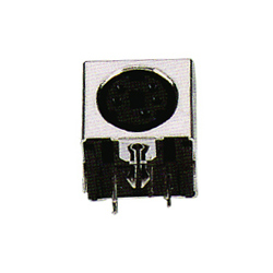 mini din horizontal sockets pcb quick lock 