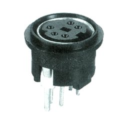 mini din vertical socket type