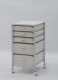 Mobile Storage Cardboard Drawer Cart - 3 Small & 2 Big Drawers