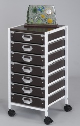 mobile storage cardboard drawer carts