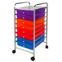 mobile storage drawer carts