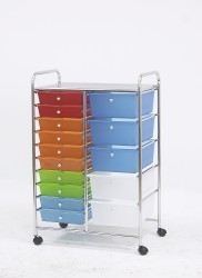 mobile storage drawer carts