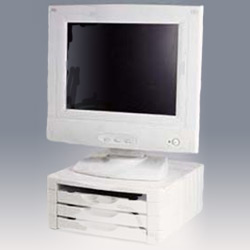 Monitor Riser With Paper Drawers