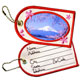 Mount Fuji Writable Embroidered Luggage Tags (Bus Pass Or Stored Value Card Holder)