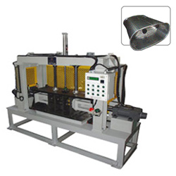 muffler horizontal double flange forming machines