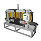 muffler horizontal double flange forming machines 