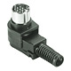 multi pole assembly plug solder quick lock type 