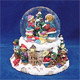 Snowy Christmas Musical Water Globes
